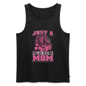 Rollschuhe Rollschuhlaufen Mutter - Männer Premium Bio Tank Top - Schwarz - Vorne - Michal (187cm)