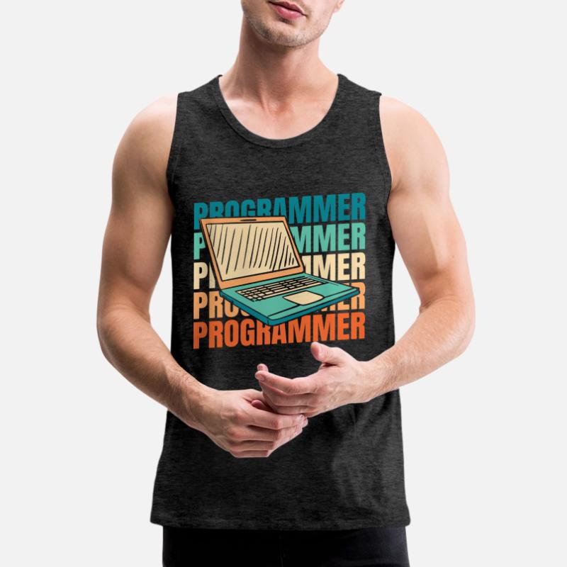Entwickler Coder Programmierer Männer Premium Bio Tank Top
