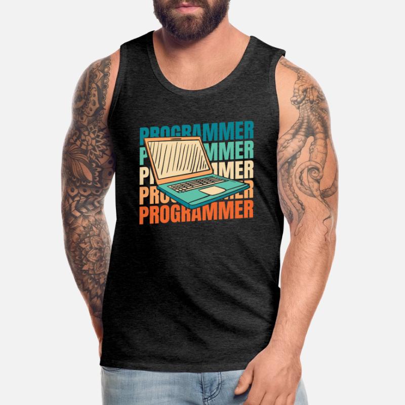 Developer Coder Programmer Men's Premium Organic Tank Top
