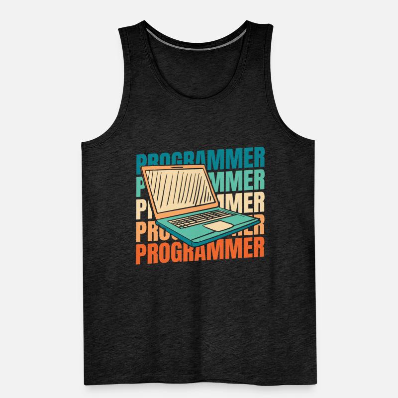 Developer Coder Programmer Men's Premium Organic Tank Top