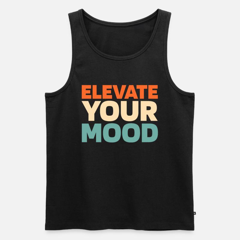 Elevator Elevator - Men's Premium Organic Tank Top - black