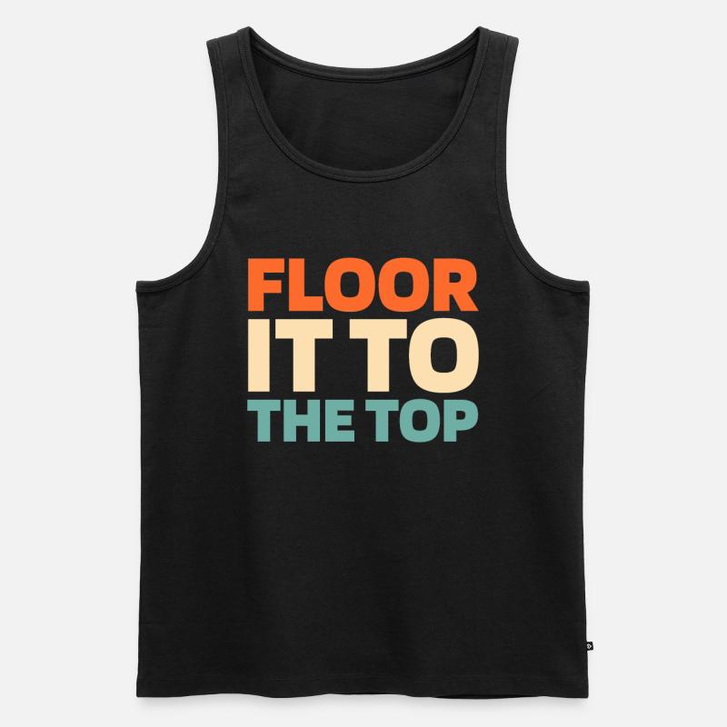 Elevator Elevator - Men's Premium Organic Tank Top - black