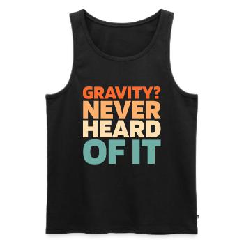 Elevator Elevator - Men's Premium Organic Tank Top - black - Front - AI Model Male 178 light (178cm)