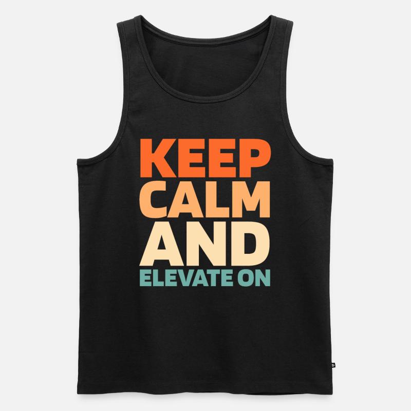 Elevator Elevator - Men's Premium Organic Tank Top - black