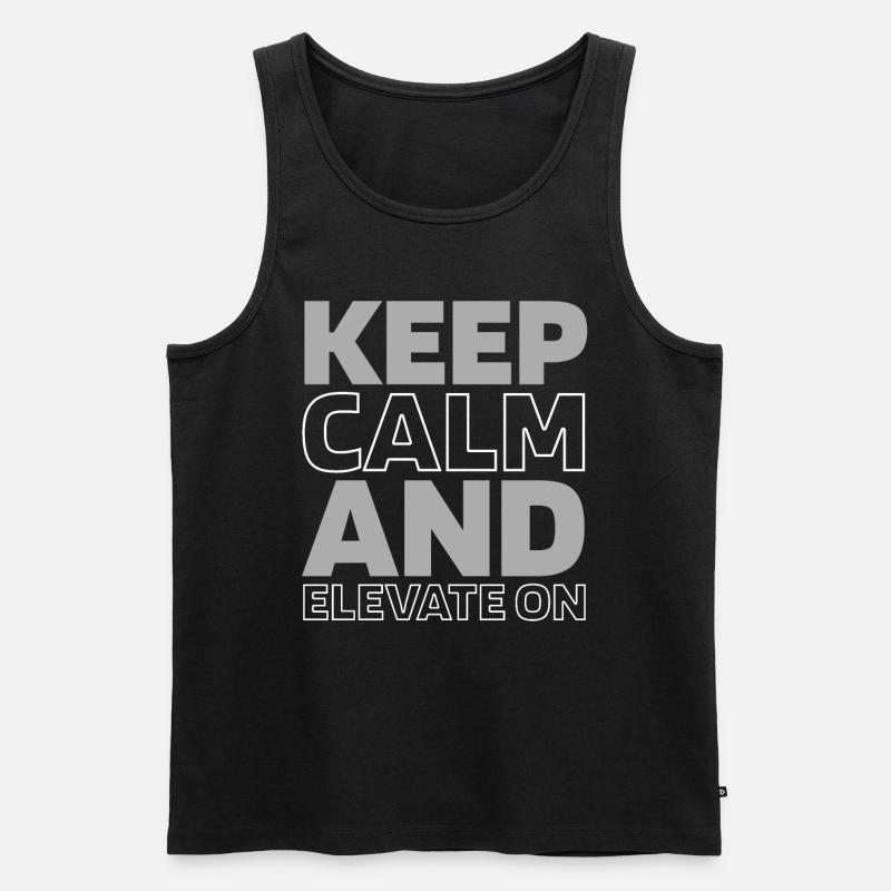 Elevator Elevator - Men's Premium Organic Tank Top - black