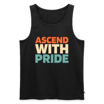 Elevator Elevator - Men's Premium Organic Tank Top - black - Front - AI Model Male 178 light (178cm)