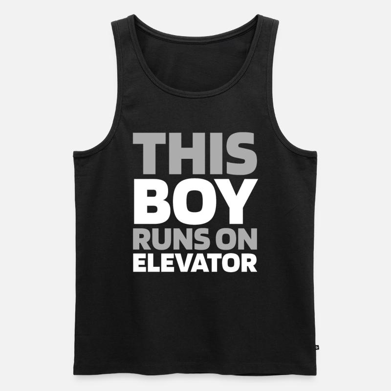 Elevator Elevator - Men's Premium Organic Tank Top - black