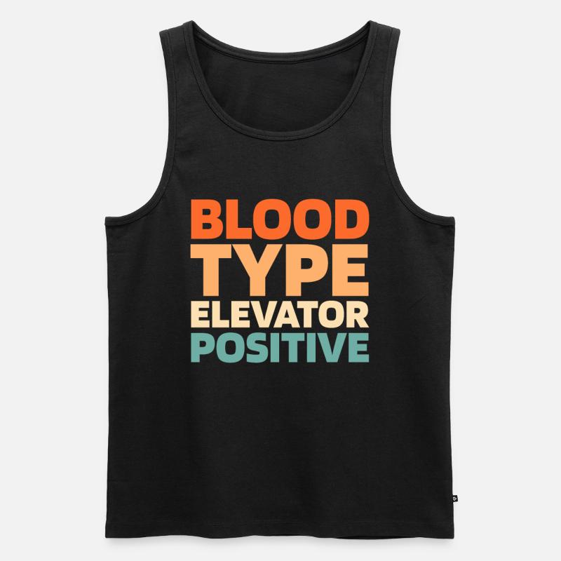 Elevator Elevator - Men's Premium Organic Tank Top - black