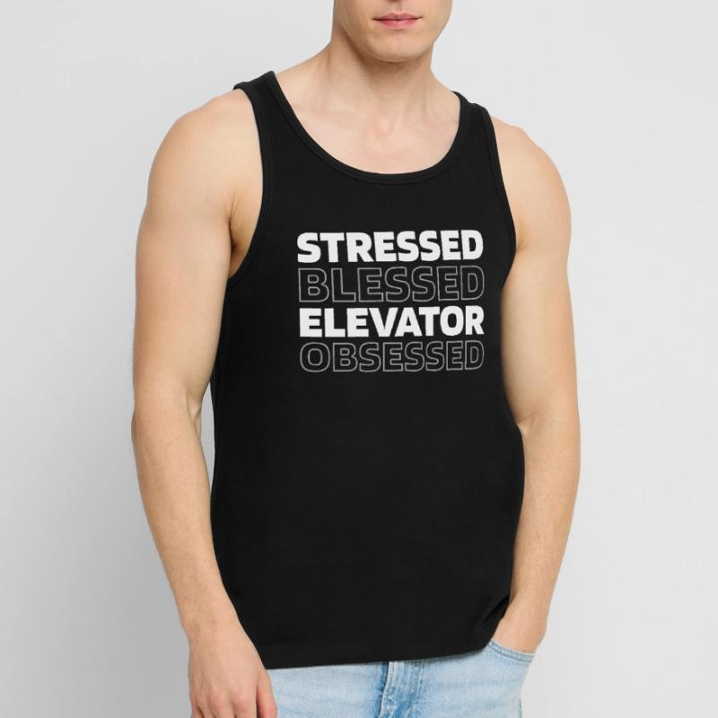 Elevator Elevator Men's Premium Organic Tank Top