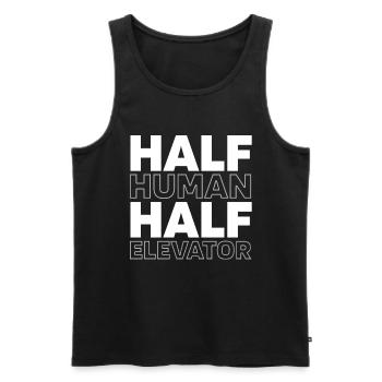 Elevator Elevator - Men's Premium Organic Tank Top - black - Front - AI Model Male 178 light (178cm)