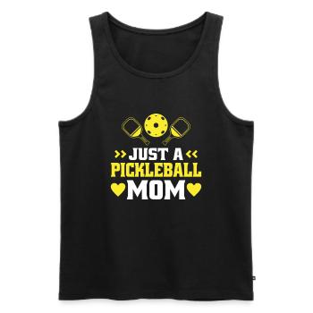 Pickleball Mutter Juste une maman de pickleball - Débardeur bio Premium Homme - noir - Devant - Michal (187cm)