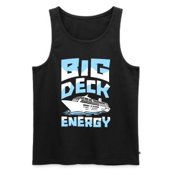 Kreuzfahrt Witzig - Männer Premium Bio Tank Top - Schwarz - Vorne - Michal (187cm)