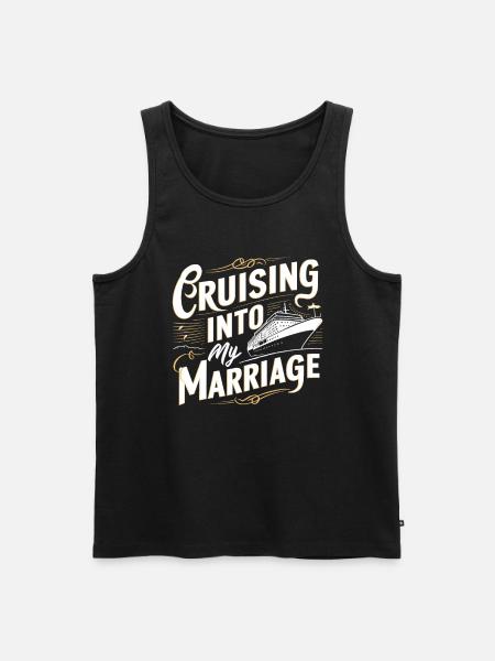 Cruise Married - Men's Premium Organic Tank Top - black