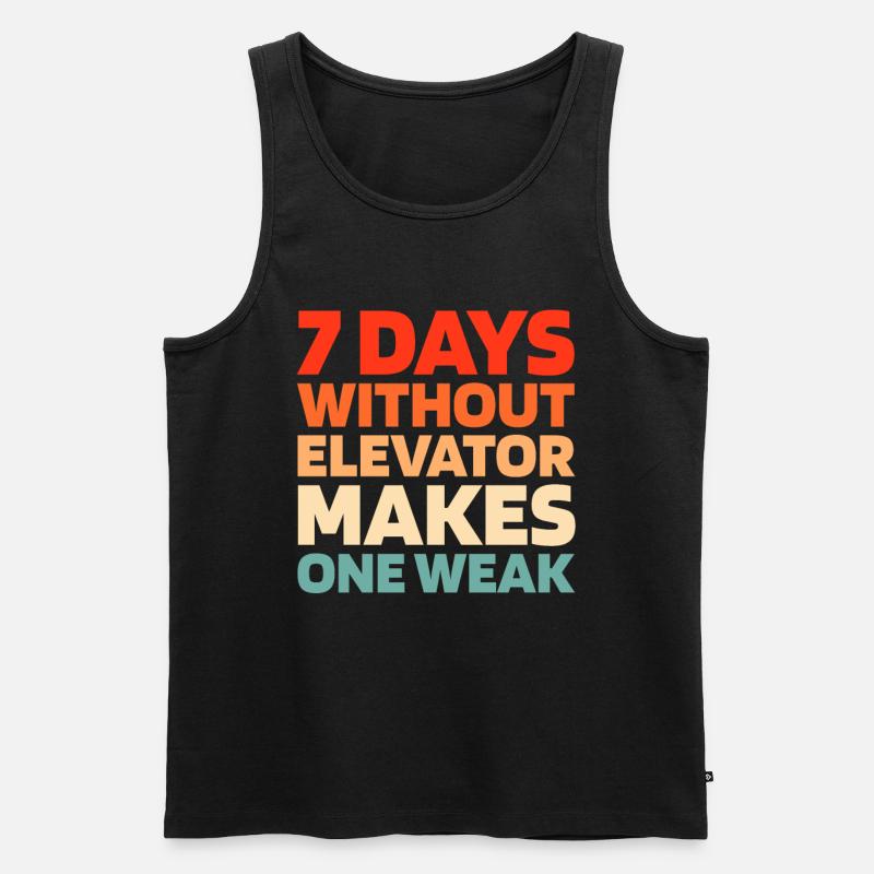 Elevator Elevator - Men's Premium Organic Tank Top - black