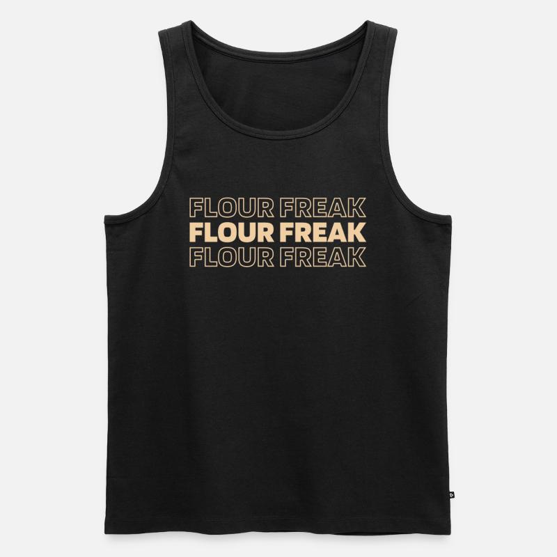 Sauerteig Brot - Männer Premium Bio Tank Top - Schwarz