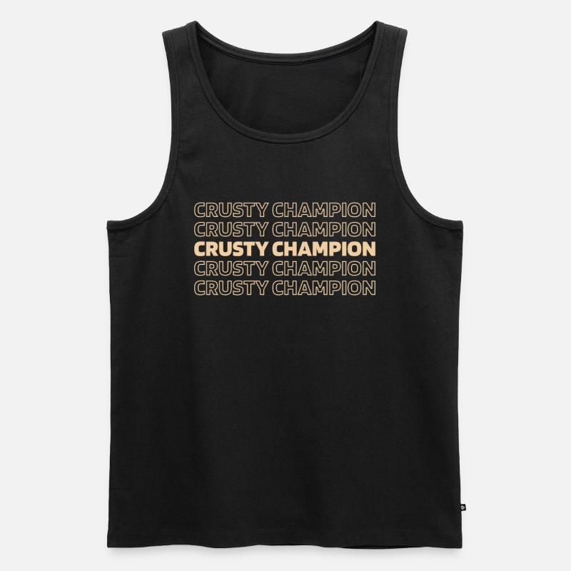 Sauerteig Brot - Männer Premium Bio Tank Top - Schwarz