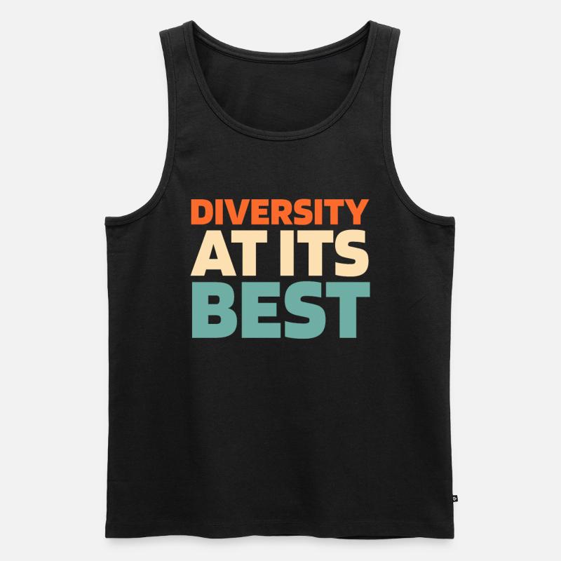 Sauerteig Brot - Männer Premium Bio Tank Top - Schwarz