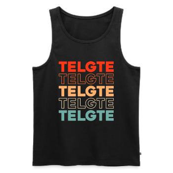 German city Telgte, North Rhine-Westphalia - Men's Premium Organic Tank Top - black - Front - Michal (187cm)