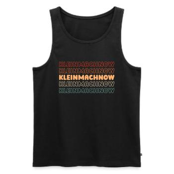 Deutsche Stadt Kleinmachnow Brandenburg - Männer Premium Bio Tank Top - Schwarz - Vorne - Michal (187cm)