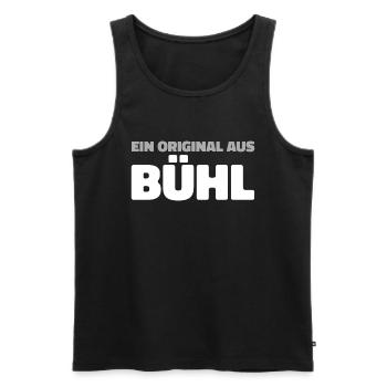 Ville allemande de Bühl, Baden-Württemberg - Débardeur bio Premium Homme - noir - Devant - Michal (187cm)