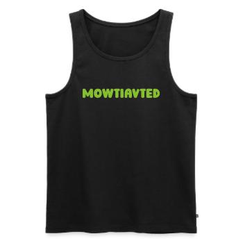 Rasenmäher Mähen - Männer Premium Bio Tank Top - Schwarz - Vorne - AI Model Male 178 light (178cm)