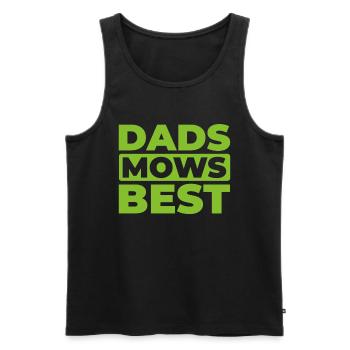 Rasenmäher Mähen - Männer Premium Bio Tank Top - Schwarz - Vorne - AI Model Male 178 light (178cm)