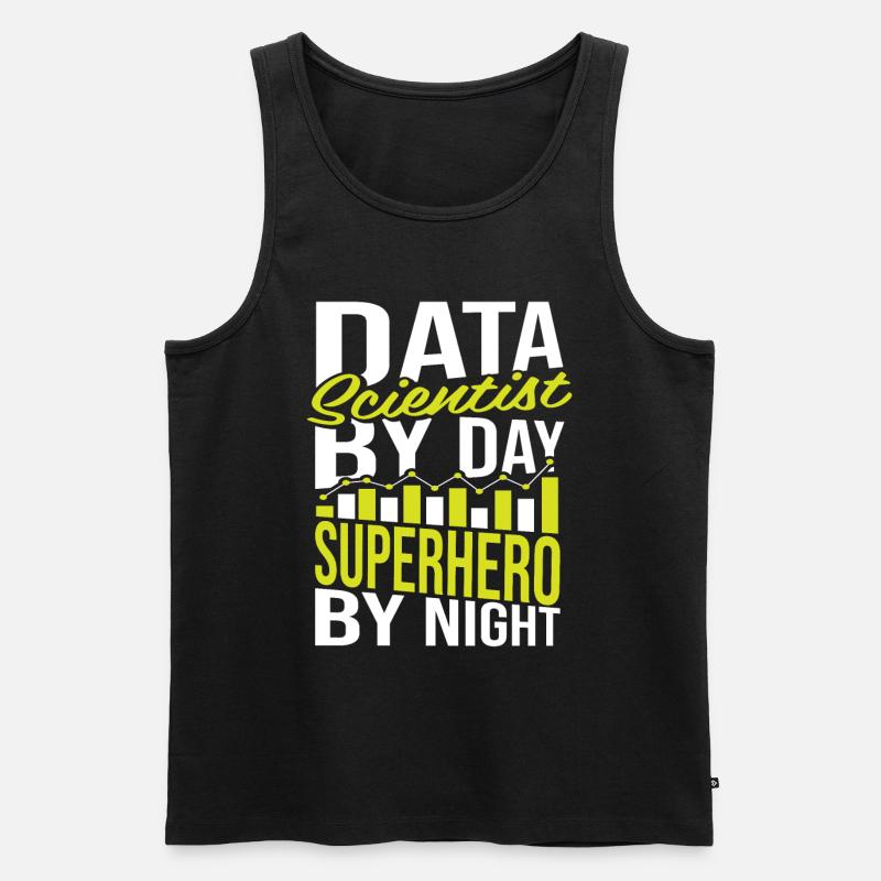Data Science Data Analyst - Männer Premium Bio Tank Top - Schwarz