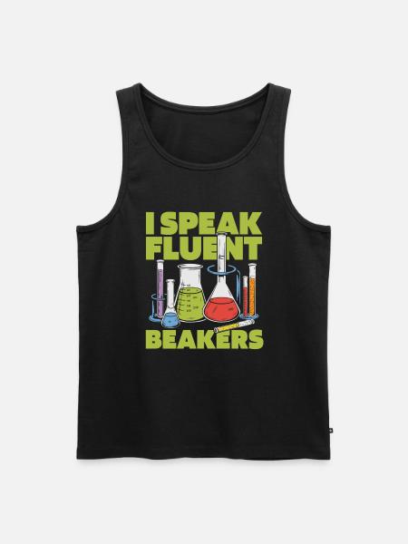 Chemical laboratory assistant - Men's Premium Organic Tank Top - black