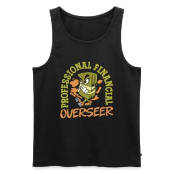 Controller - Men's Premium Organic Tank Top - black - Front - AI Model Male 178 light (178cm)