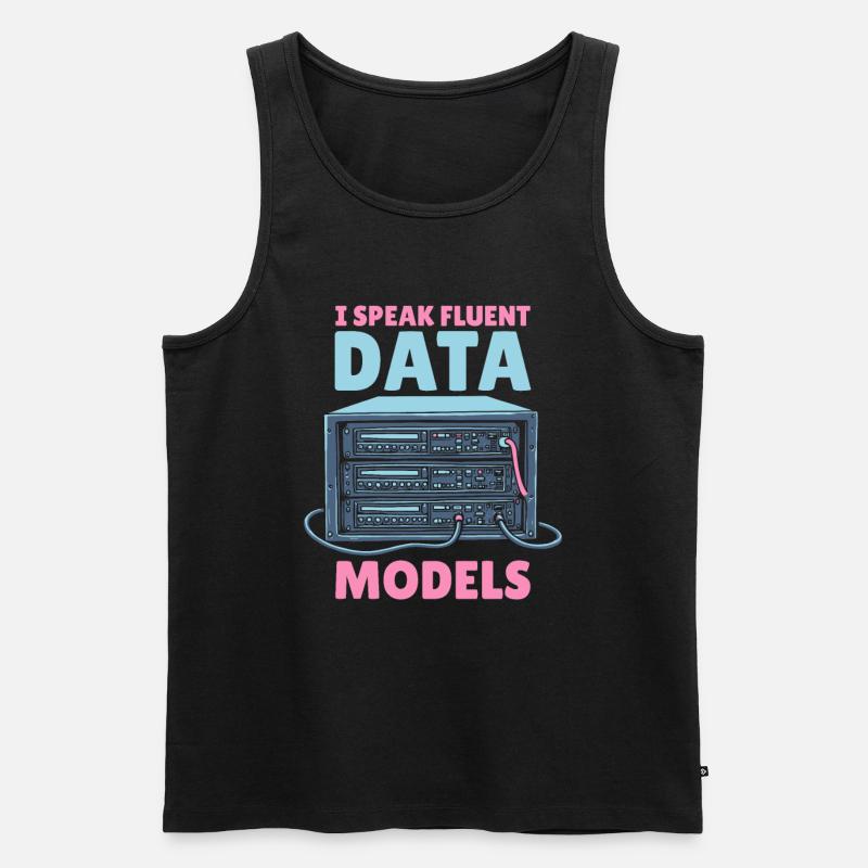 Database Architect - Men's Premium Organic Tank Top - black