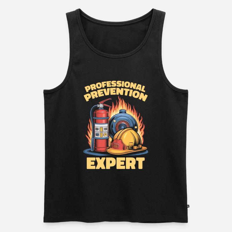 Brandschutzbeauftragter - Männer Premium Bio Tank Top - Schwarz