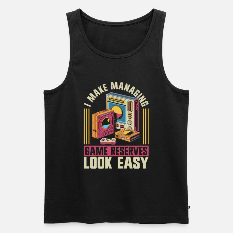 Wildhüter - Männer Premium Bio Tank Top - Schwarz