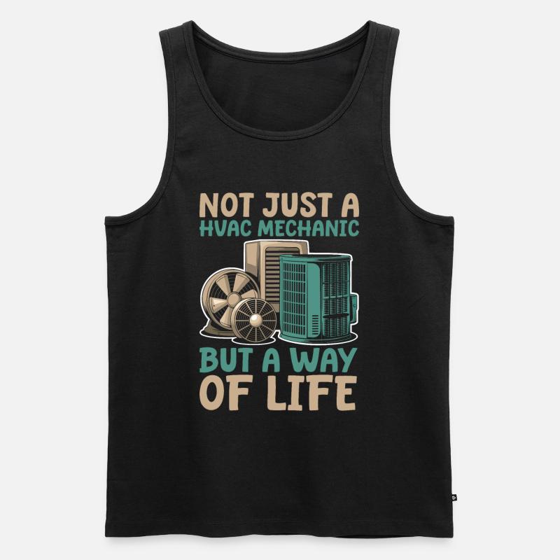 Hlk Techniker - Männer Premium Bio Tank Top - Schwarz