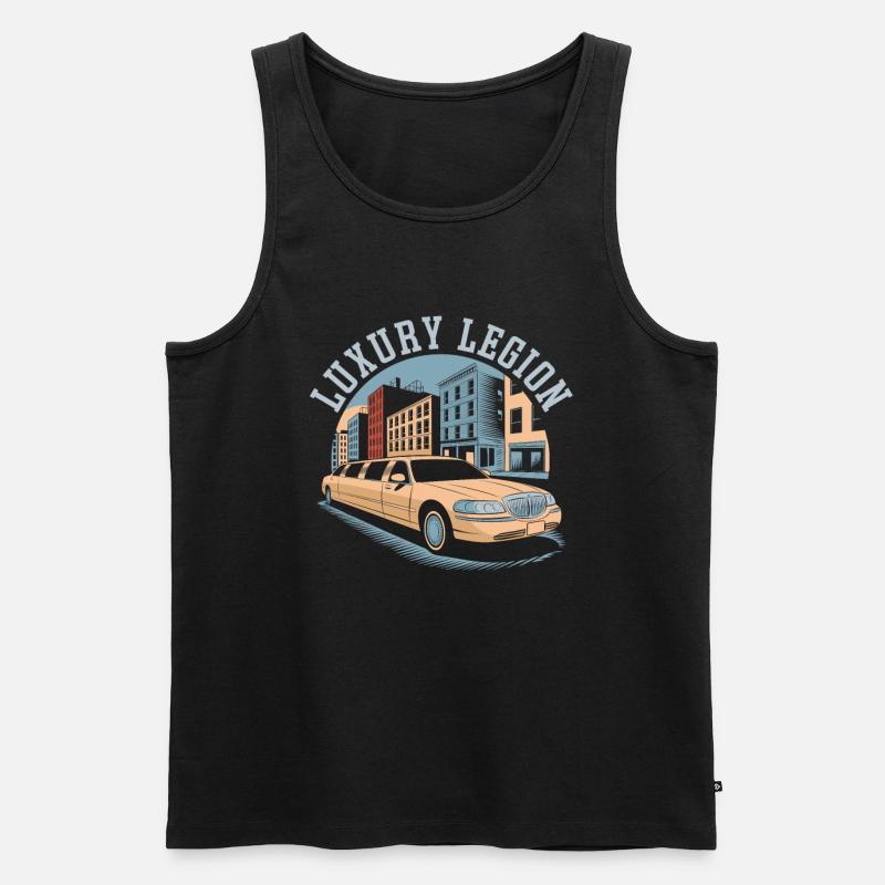 Chauffeur Team - Männer Premium Bio Tank Top - Schwarz