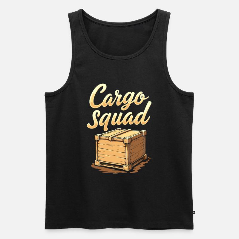 Hafenarbeiter Kader - Männer Premium Bio Tank Top - Schwarz