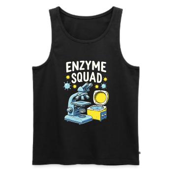 Biochemiker Kader - Männer Premium Bio Tank Top - Schwarz - Vorne - Michal (187cm)