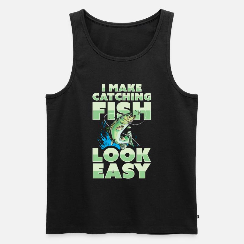 Fischer - Männer Premium Bio Tank Top - Schwarz