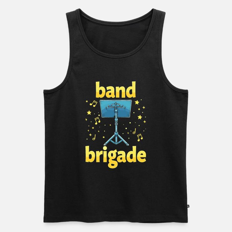 Banddirektor Team - Männer Premium Bio Tank Top - Schwarz