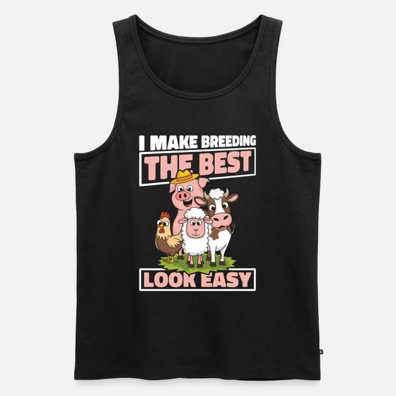 Züchter - Männer Premium Bio Tank Top - Schwarz