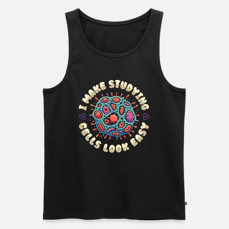 Biochemiker - Männer Premium Bio Tank Top - Schwarz