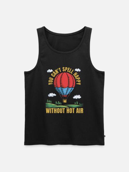 Hot Air Ballooning Ballooning - Men's Premium Organic Tank Top - black