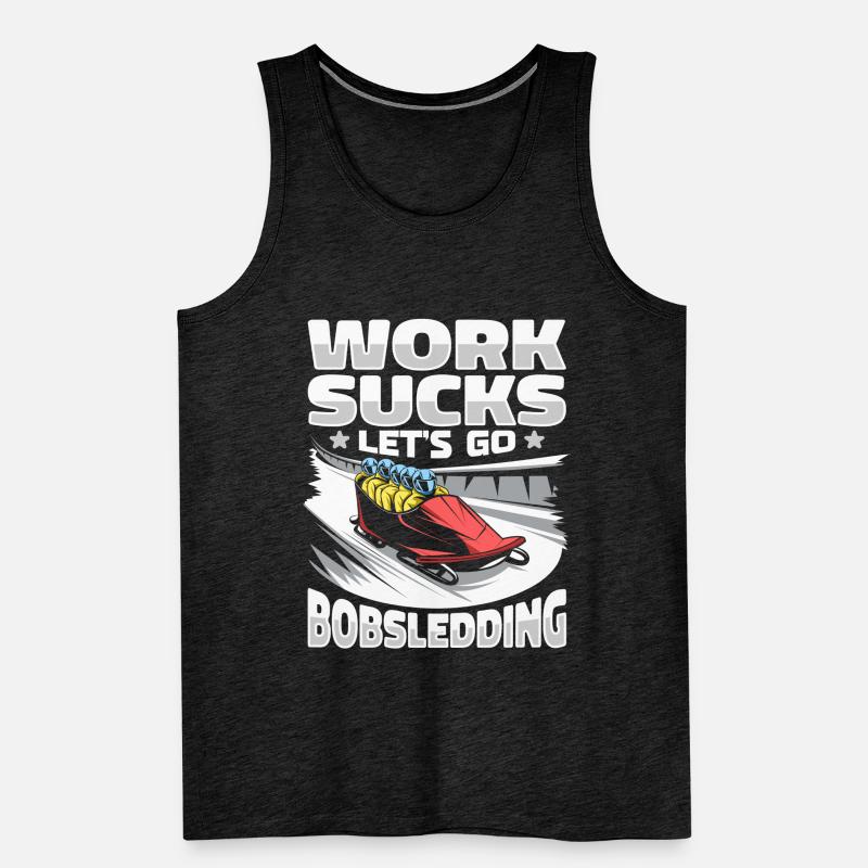 Bobsledding Men's Premium Organic Tank Top