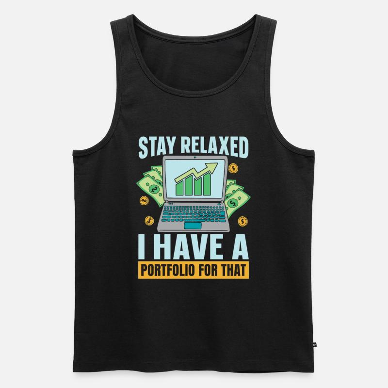 Finanzberater - Männer Premium Bio Tank Top - Schwarz