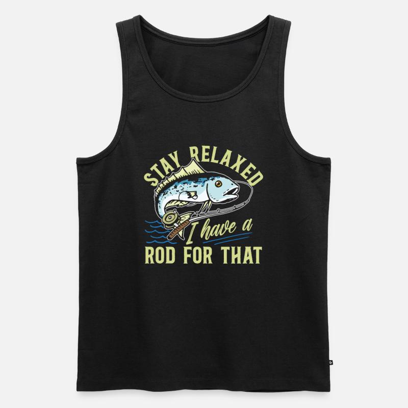 Fischer - Männer Premium Bio Tank Top - Schwarz