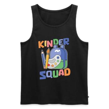 Grundschullehrer Grundschule Lehrer Kader - Männer Premium Bio Tank Top - Schwarz - Vorne - AI Model Male 178 light (178cm)