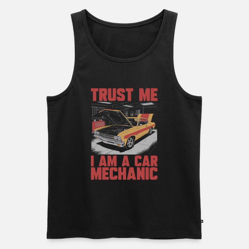Kfz Mechaniker - Männer Premium Bio Tank Top - Schwarz