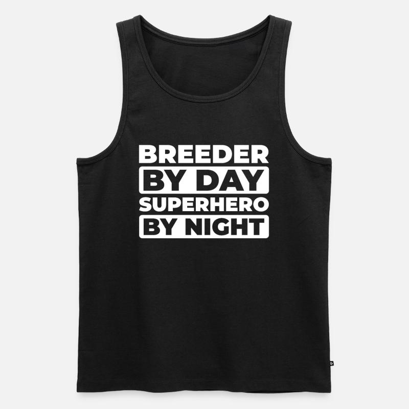 Züchter - Männer Premium Bio Tank Top - Schwarz