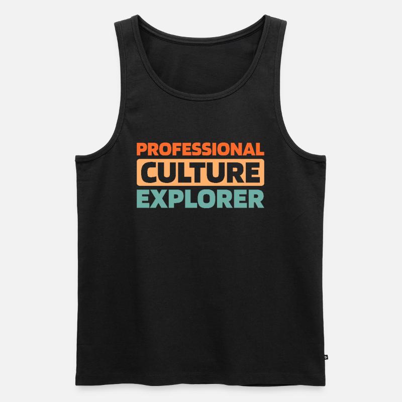 Ethnologe - Männer Premium Bio Tank Top - Schwarz