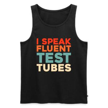 Biologie Biologe - Männer Premium Bio Tank Top - Schwarz - Vorne - AI Model Male 178 light (178cm)