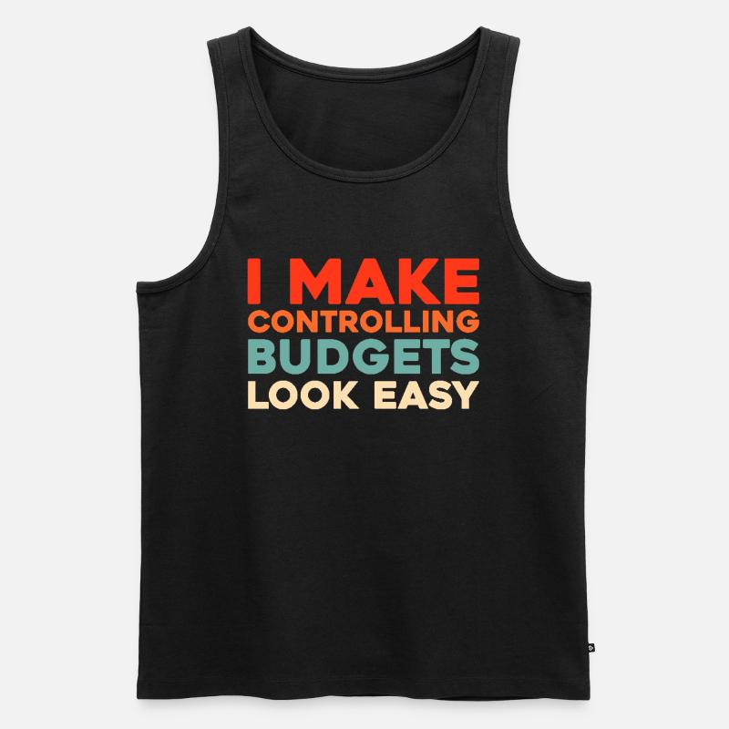 Controller - Männer Premium Bio Tank Top - Schwarz